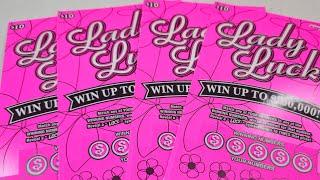 Searching For That SYMBOL 4X $10 Lady Luck Scratchers