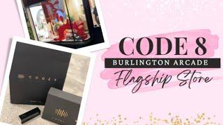 Code 8 Make Up at the Burlington Arcade. Exclusive Christmas Event. ￼