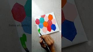 How to draw abstract painting || Easy Abstract painting||#art#drawing#ytshorts