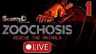 LIVE Zoochosis, Part 1 / Best Job In The World They Said... (Halloween Special, Full Game Blind)