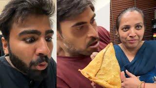 Big samosa eating challenge gone wrong