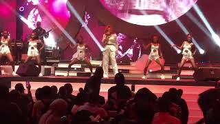 Iryn Namubiru steps on stage at her Timeless Experience Concert at Serena Hotel