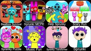 Sprunki Increibox Gameplay - Help Sprunky,Sprunki Run,Spranky Role Swap Puzzle,Spranky Transformer