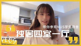 带你参观新加坡国立大学学生宿舍|NUS utown residence room tour| 居家工作生活近况|送礼物