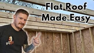 How i Built a Garden Room Workshop Flat Roof Quickly - Workshop Build PT4