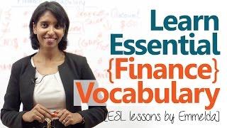 Learn essential finance terms & vocabulary - Free English lessons online