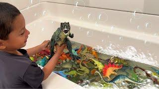 Jeremy Dinosaur Bath | Huge Dinosaur Collection