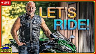  Zombie Biker Bad A**! Cross-Country Real Estate Hunting on My Hog!  Scuffed Realtor [LIVE]