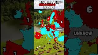 Number of School Shootings in Europe