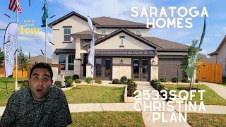 Austin TX | Discover This New Home | Saratoga Homes Christina Plan | Model Home Tour | Two Story