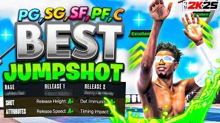 #1 BEST JUMPSHOTS for ALL BUILDS + 3PT RATING  NBA 2k25 BEST JUMPSHOT SETTINGS & TIPS