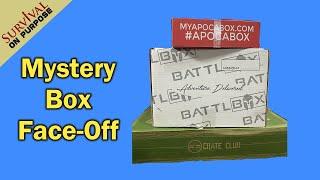 Subscription Mystery Box Comparison - Battlbox vs Crate Club vs Apocabox