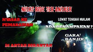 NIGHT RIDE, Gara gara banjir nyari jalan muter sampe nyasar, Random vlog di jalan #vlog 50
