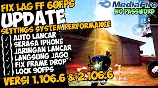 UPDATE CONFIG FIX LAG FF MAX&FF ORIGINAL X. 106.6||CARA ATASI LAG DI FREE FIRE TERBARU 2024