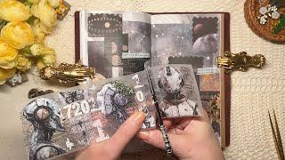 ASMR 다꾸 | 난 역시 문과였어! 다이어리 꾸미기 Journaling #srapbooking vintage collage ビンテージ コラージュ diary decorating