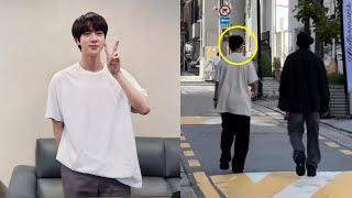 Just The Two Of Them, Bts Jin And Cha Eunwoo Were Spotted Leaving The Restaurant Without Security