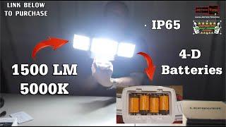 Lepower Indoor battery operated 1500LM 5000K LED light | JoeteckTips