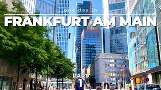 ONE DAY IN FRANKFURT AM MAIN (GERMANY)  PART 1 | 4K | Time-Lapse-Tour through an amazing city!