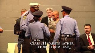 Class 211 Cadets' Father Returns from Iraq (Houston Police Department, HPD Video Production, CG)