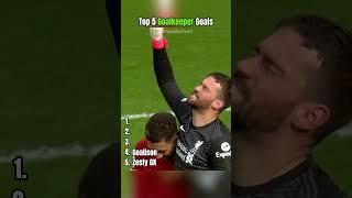 Top 5 Goalkeeper Goals