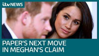 Mail on Sunday to use public interest defence in Meghan legal claim | ITV News