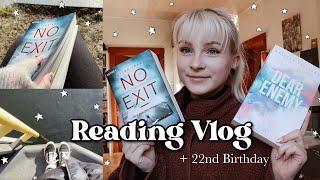 reading vlog & my 22nd Birthday  | Lesevlog No Exit & Dear Enemy