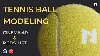 Tennis Ball Modeling and Rendering Cinema 4D Tutorial