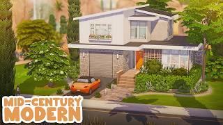 Mid-Century Modern Family Home  | The Sims 4 Speed Build