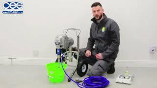 QTech QT290 Airless Paint Sprayer Setup