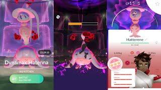 First New Dynamax Hatterene Raid in Pokemon Go