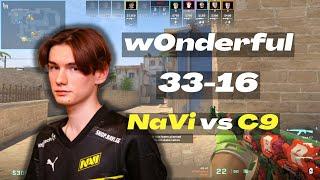 NaVi w0nderful (33-16) vs C9 (mirage) | PGL CS2 Major Copenhagen 2024 #cs2 #demo