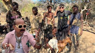 Cooking Goat with Hadzabe Part 2 | Tanzania Africa | Deepak Aapat