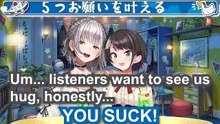 Compilation of Shirogane Noel & Oozora Subaru's wholesome moments【Eng Sub Ahijo Yuri hololive】