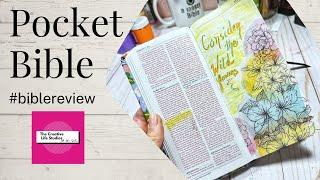 BIBLE REVIEW - Pocket Journaling Bible from Zondervan - Worth it?