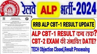 RRB ALP CBT-1 RESULT UPDATE,RESULT कब तक? ALP CBT-2 संभावित तिथि? TECH RESULT PROCESSING में