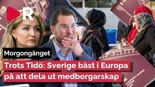 Morgongänget: Trots Tidö: Sverige bäst i Europa på att dela ut medborgarskap