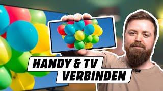 Handy mit Fernseher verbinden: Die 5 besten Methoden (Android & iPhone)