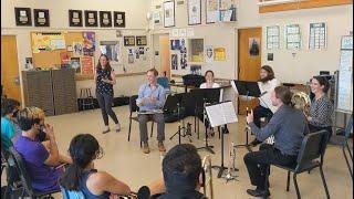 Brass Over Bridges Intro to Composition Workshop at Alameda High School!