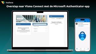 Overstap naar Visma Connect met de Microsoft Authenticator-app