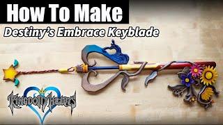 How to make the Destiny's Embrace Keyblade from Kingdom Hearts- DIY Cosplay Craft Tutorial