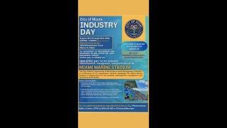 The City of Miami is hosting an Industry Day event