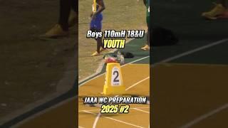 Marquise Page of St Jago Delivers In The Boys 110m hurdles #short #jaydublowsports