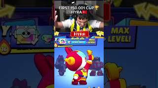 HYRA FİRST 150.001 CUP WORlD RECORD#brawlstars #1#hyra