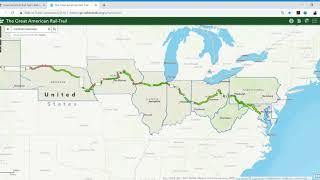 Great American Rail-Trail Interactive Map and TrailLink Tutorial