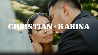 The Magical Wedding Of Christian & Karina @ Cinco Farms Miami
