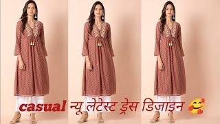 new latest different casual dress design 2022//fashion ka jahan india//