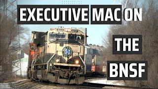 Rare Executive SD70MAC on The BNSF