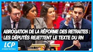 Abrogation de la réforme des retraites : les députés rejettent le texte du RN - 31/10/2024