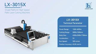 LX-3015X Single Platform Sheet Metal Laser Cutting Machine | Longxin laser