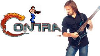  Contra. All stages soundtrack Metal cover. (nes/dendy) With gameplay, contra nes music